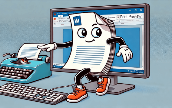 How to Fix Saved Word Document Not Showing on Print Preview or Printing Out?